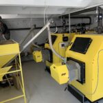 Промислова котельня з пелетними пальниками у Латвії